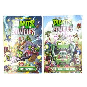 Plants vs Zombies Graphic Novel Lot Timepocalypse Petal to the Metal Dark Horse